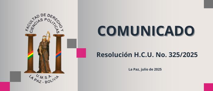 RESOLUCIÓN HCU Nº 325/2025