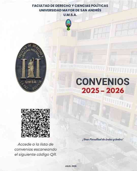 La Facultad de Derecho y Ciencias Políticas consolida una histórica red de convenios para potenciar el desarrollo académico