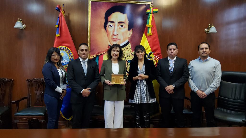 Reunión con My. MSc. Brayan López Lara, Director Departamental del Régimen Penitenciario de La Paz